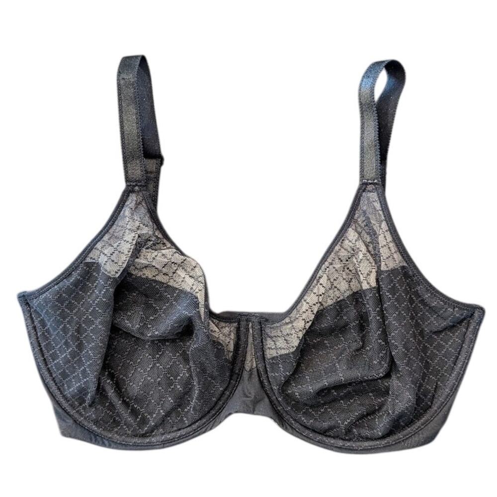 Chantelle Norah Chic 2 Pack Lace Underwire Bras 36dddd Blue Black 16m1 View 3